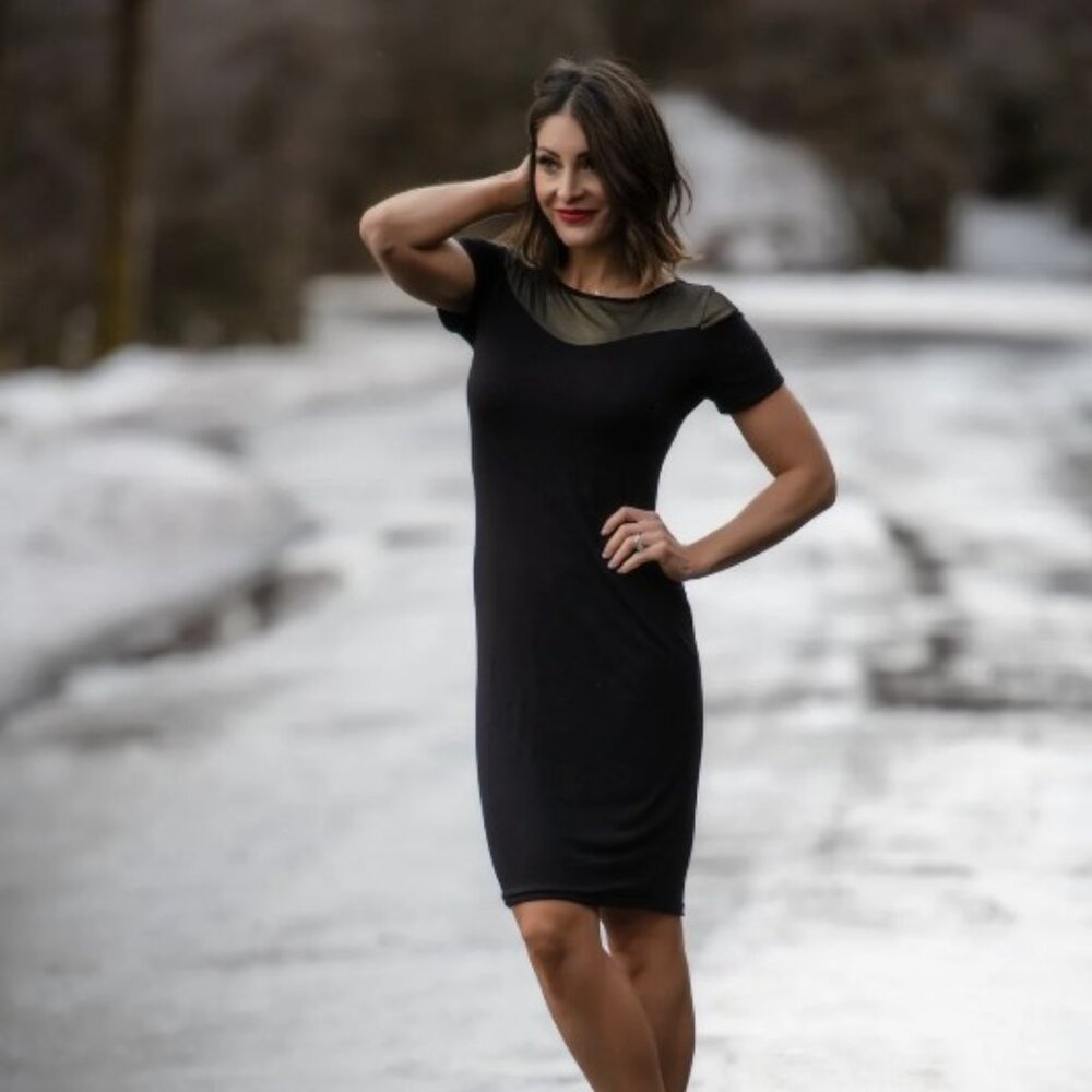 Brigitte Brianna Black Night Out Dress - Medium